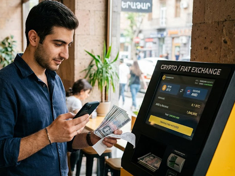 from crypto to fiat