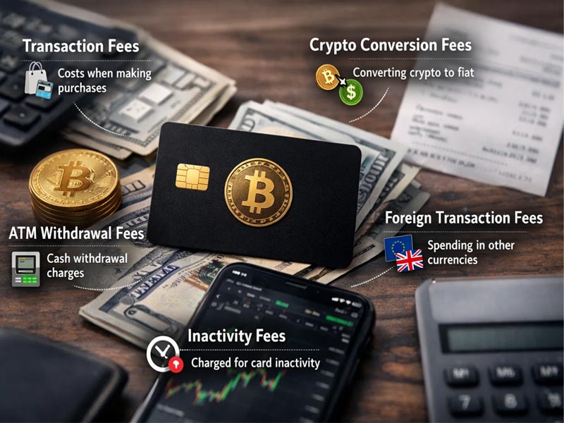 Types of Fees You Pay When Using a Crypto Card