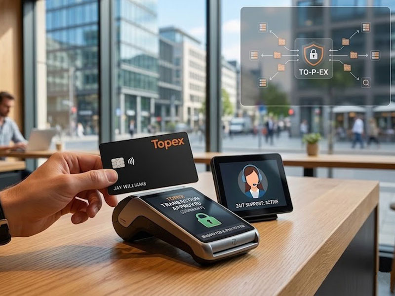 Secure crypto payment card with encryption