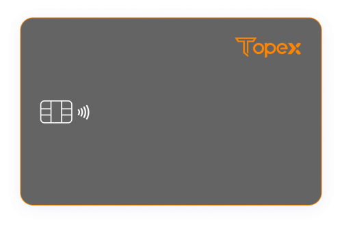 TOPEX Crypto Debit Card for Travel